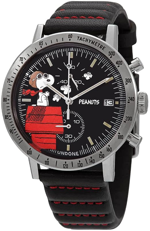 Amazon.com: Undone Peanuts Flying Ace cronógrafo reloj de hombre URB-PNTS-FLYACE-Set  : Ropa, Zapatos y Joyería