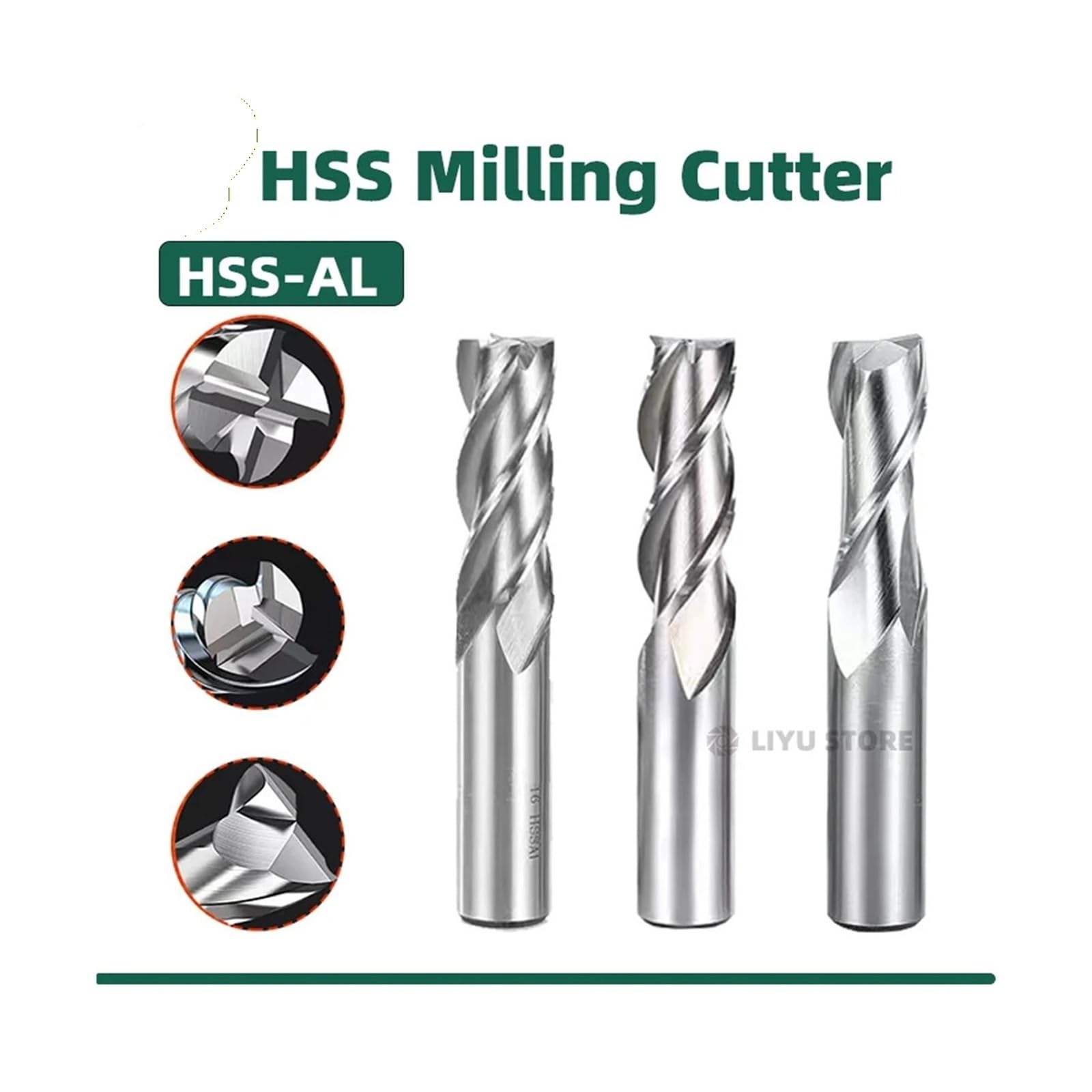 1 szt. Frezy trzpieniowe HSS przecinak do metalu Co8 kobalt D1-32mm 2 ostrza zęby aluminium narzędzie do frezowania klucz Seater Router Bit(28mm)