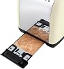 Russell Hobbs Toaster [for 2 slices] Colors Plus Inox cream (extra wide slots, 6-stage rapid frying, lifting and control, defrosting, heating, 1600 W) Toaster 26551-56
