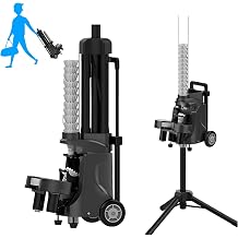 Intelligent Badminton Serve Machine, Portable Shuttlecock Launcher with Adjustable Speed and APP Control, Single Trainer Self-Training Ball Feeder, for Gym & School