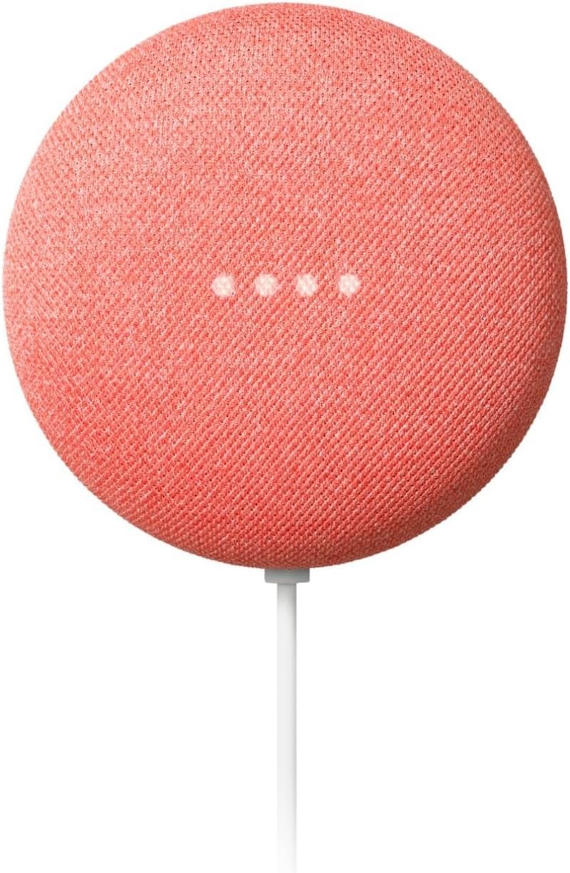 Nest Mini 2nd Gen - Wireless Bluetooth Speaker (Coral)