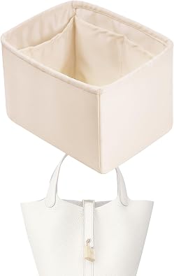 Purse Handbag Silky Organizer Insert Keep Bag Shape Fits Herme Picotin 14/18/22/26 bags, Luxury Handbag Tote