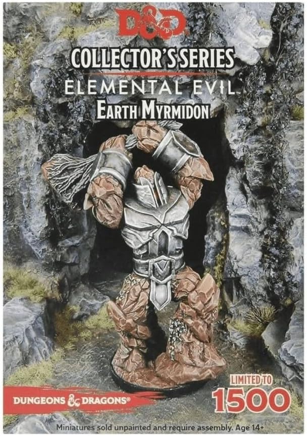 Battlefront Minis D&D Elemental Evil Earth Myrmidon Figure