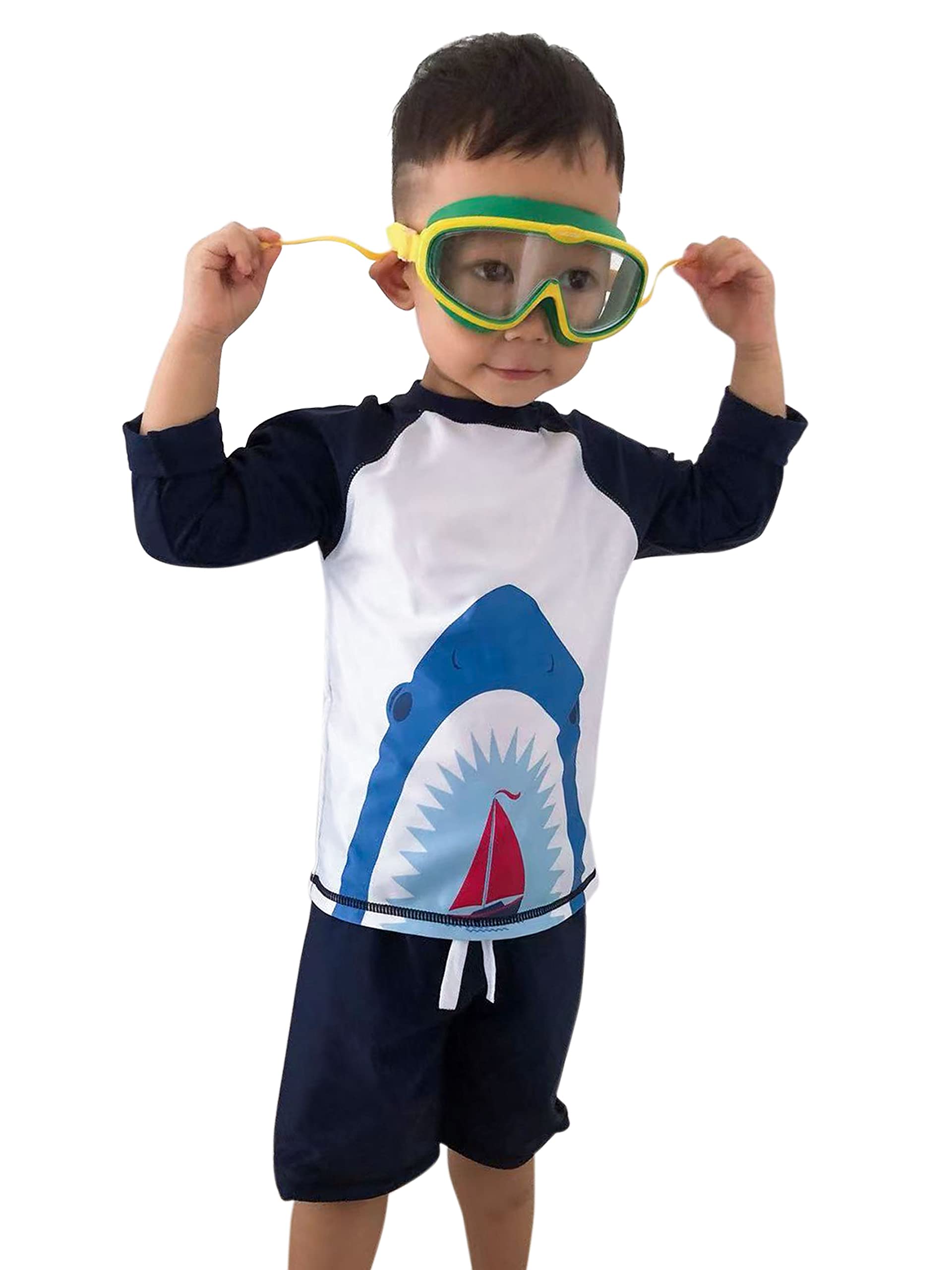 XFGIRLS Baby Boys Swimsuit Toddler Sunsuit UPF 50+ Sun Protection One Piece Beach