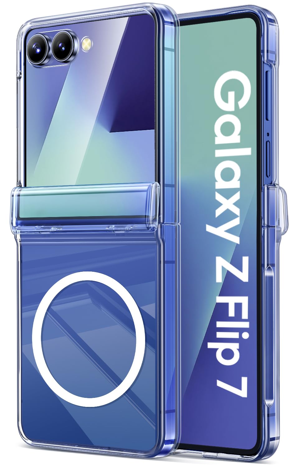 Amazon.com: Vihibii for Samsung Galaxy Z Flip 7 Clear Case Slim