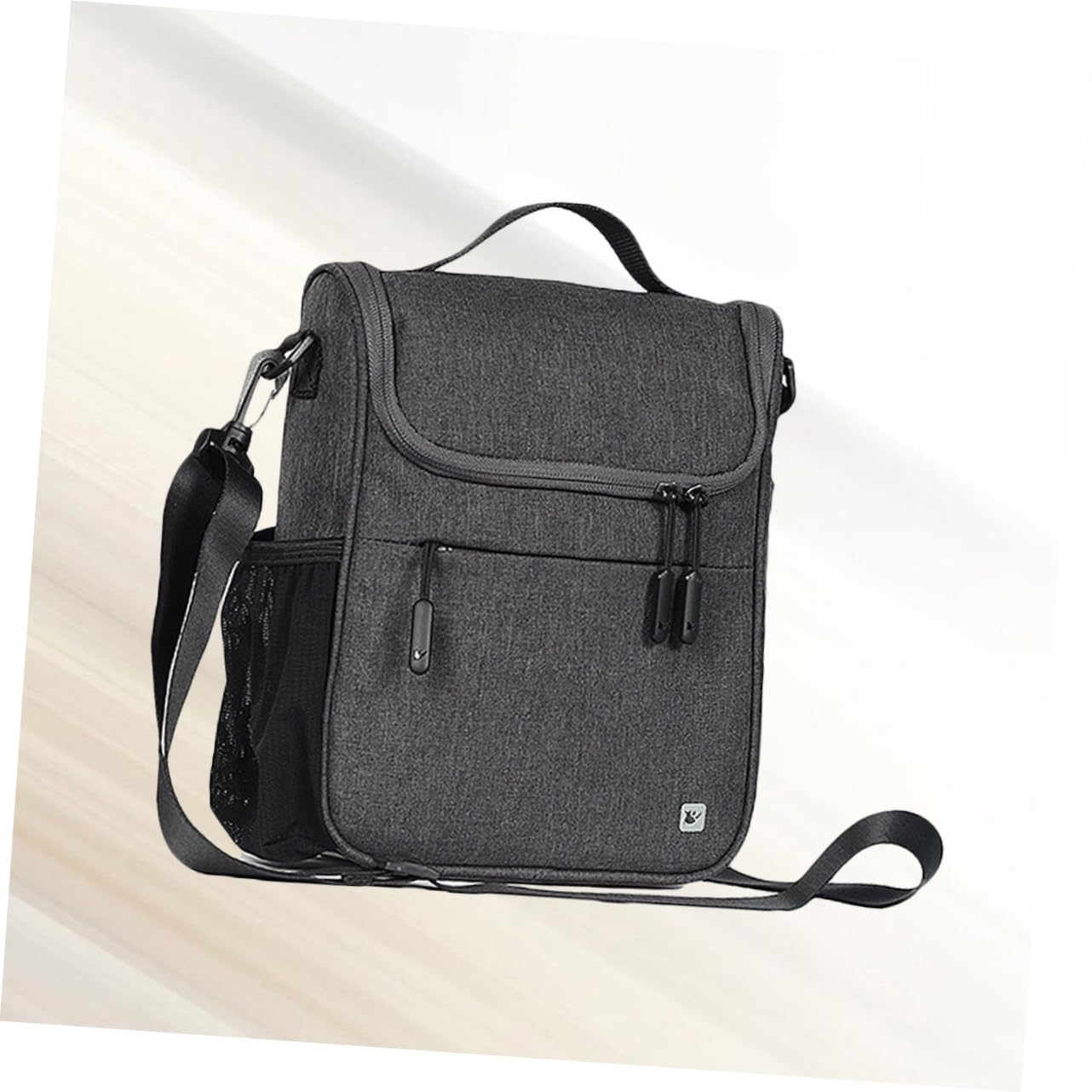 Happyyami Fahrradlenkertasche 5l Große Lenkertasche aus Polyester | Abnehmbare Fronttasche mit Druckverschlüssen, Multifunktionales Design, für Fahrrad und Elektroauto Zufälliger Stil