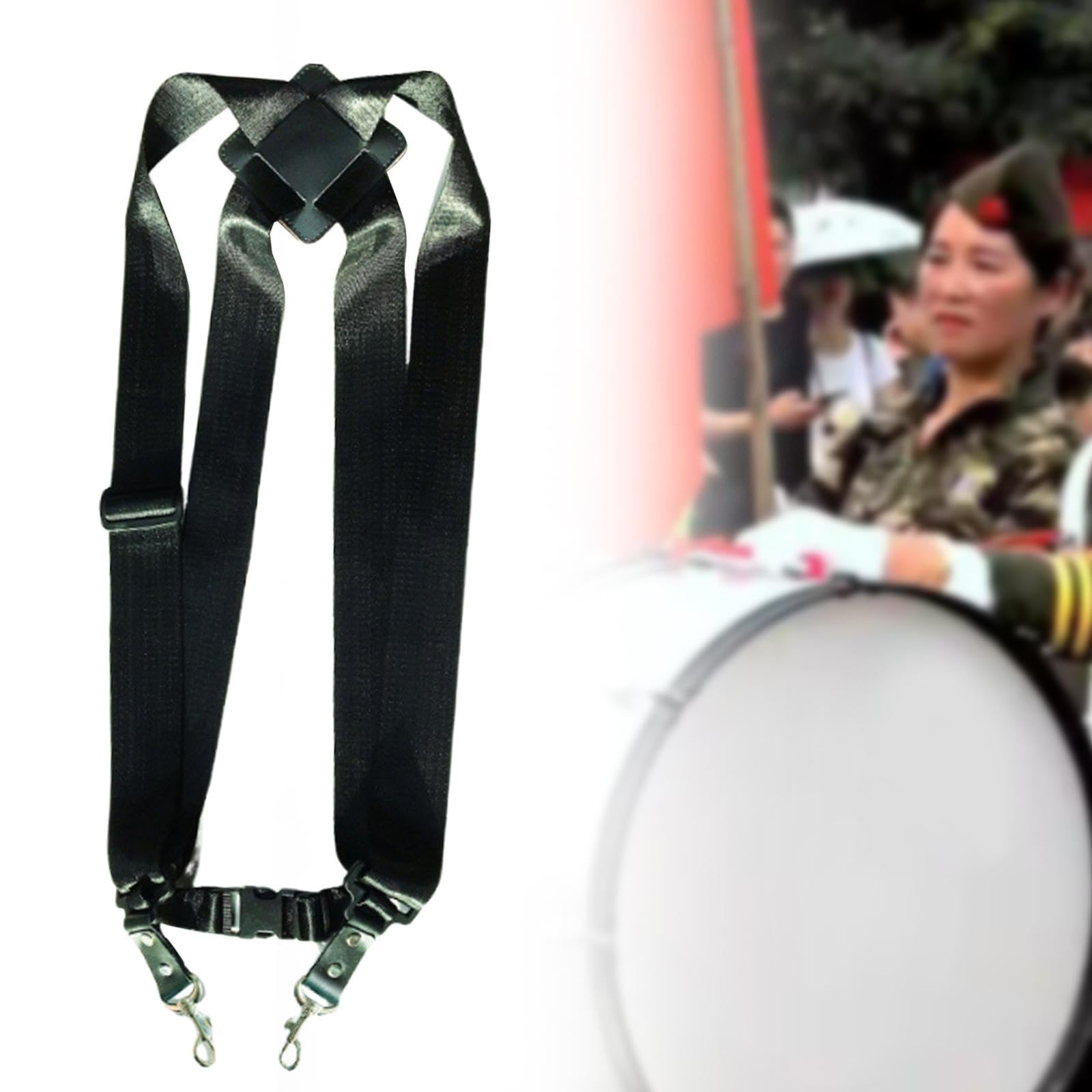 Garende Djembe Shoulder Strap African Hand Drum Sling with Metal Hook,Harness,Adjustable,Percussion Instrument Belt for Djembe