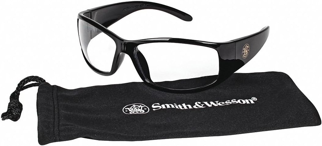 Smith & Wesson Clear Safety Glasses, Anti-Fog, Scratch-Resistant