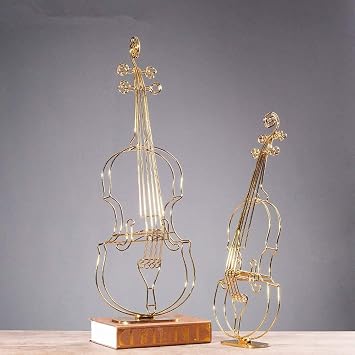 Ornament Modern Minimalist Violin Golden Ornaments Creative Home Living Room Dining Bedroom Luxury Hotel Clubs Cafe Light Decorations