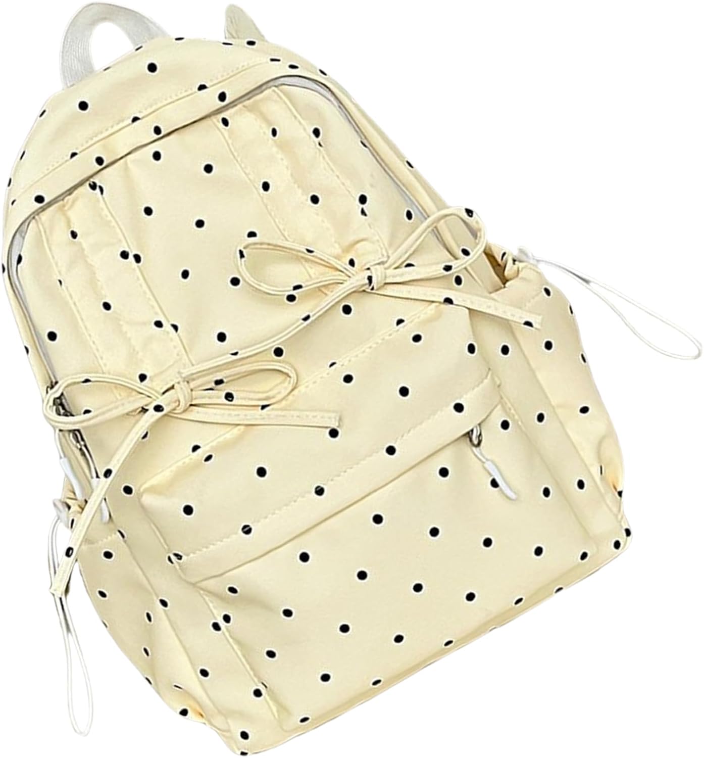 Zaino per studenti universitari in nylon di grande capacità con scomparto per laptop e tasche laterali