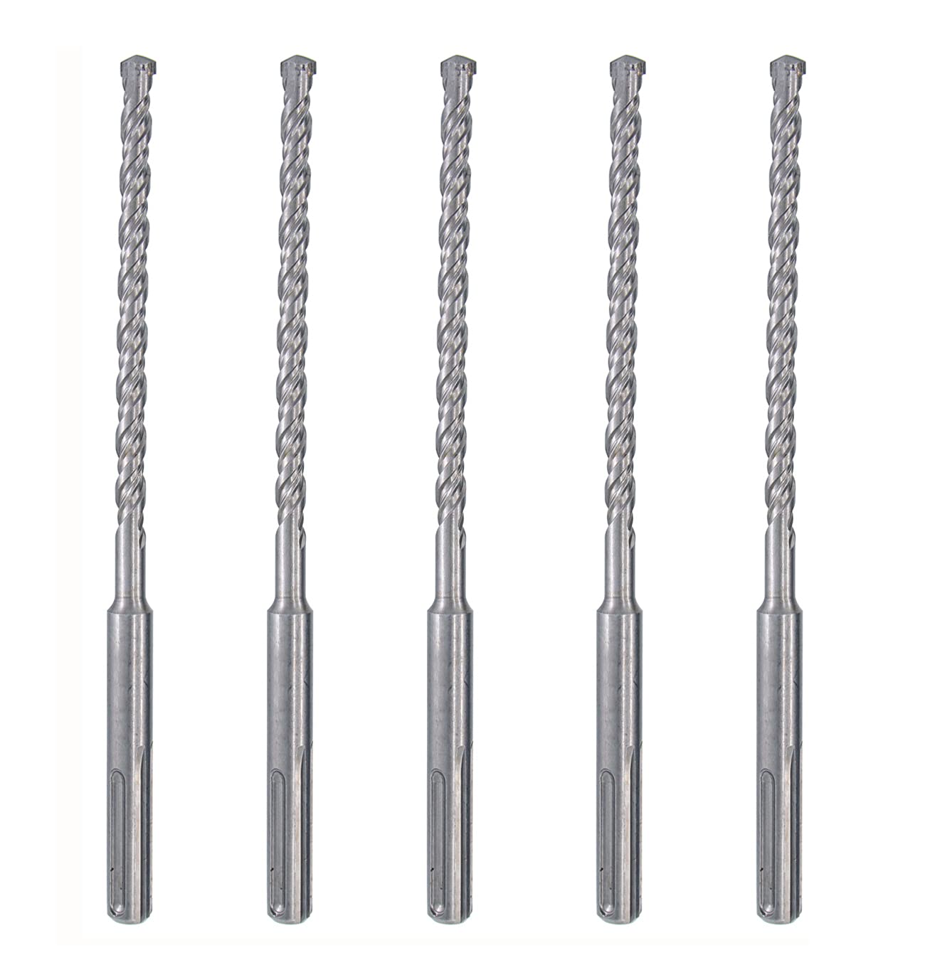 SDS Plus Hammer Drill Bit 5Pcs 3/4 in. x 8 in. Masonry Concrete Rock Drill