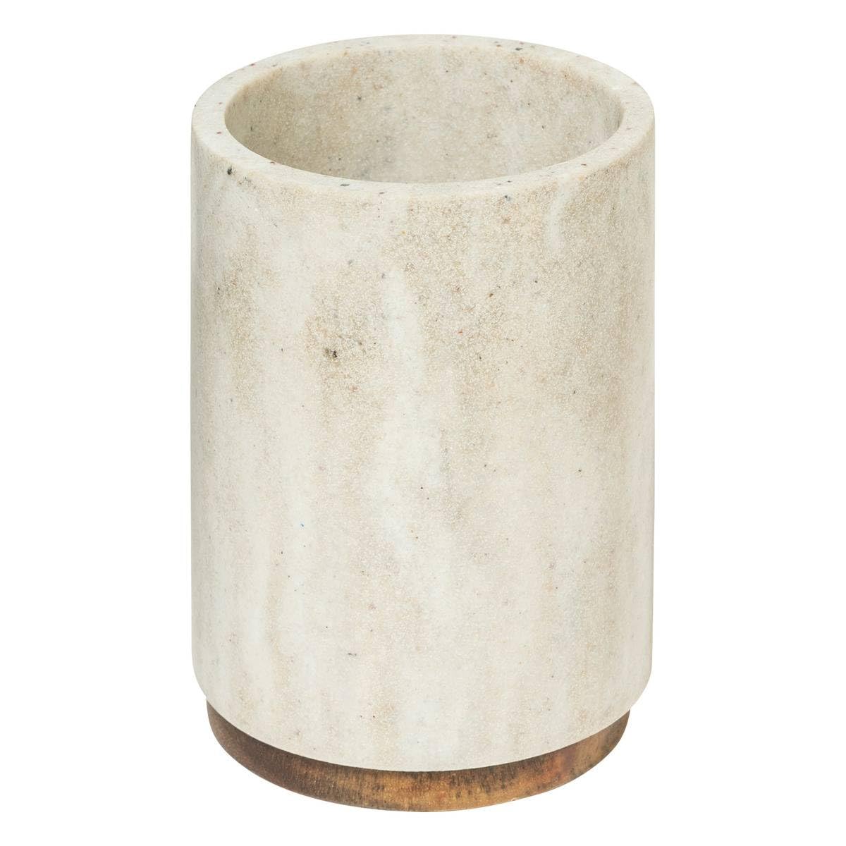 5five Marble Effect Cone Toothbrush Pot