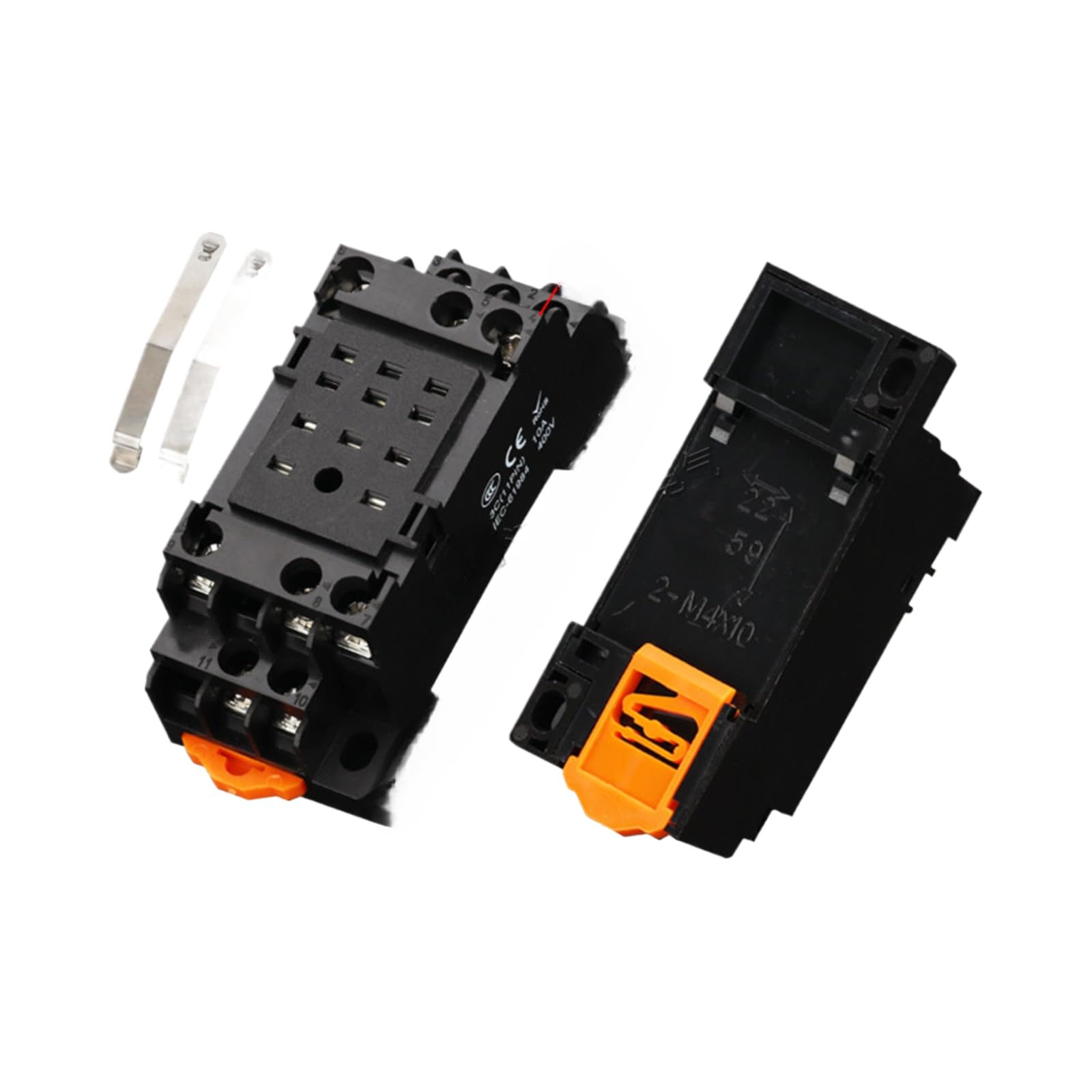 Broche de base du relais 11A-E support de connexion pour tableau electrique - 2