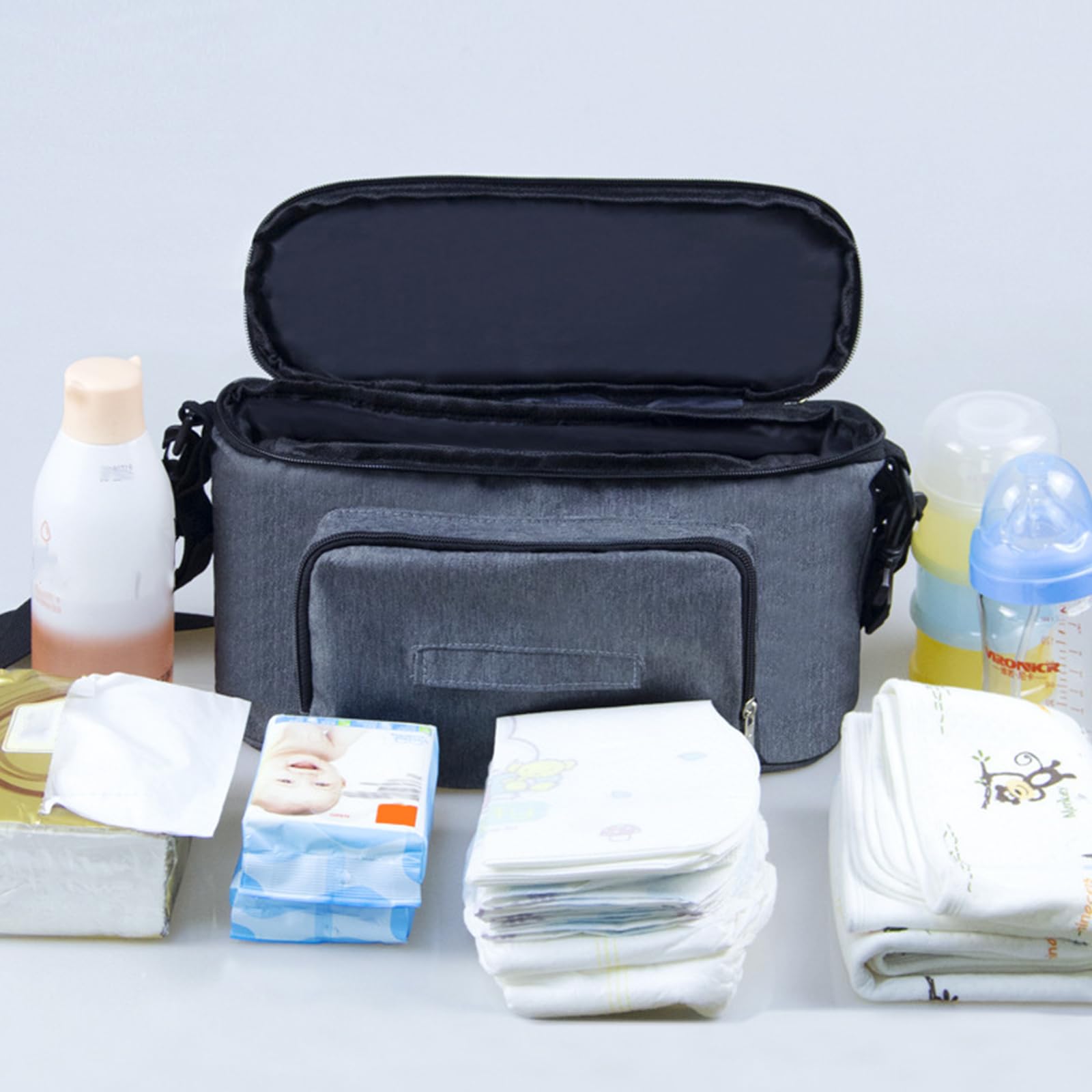 Tevimpeya Baby Stroller Organizer with Insulated Cup Holders - Image 3