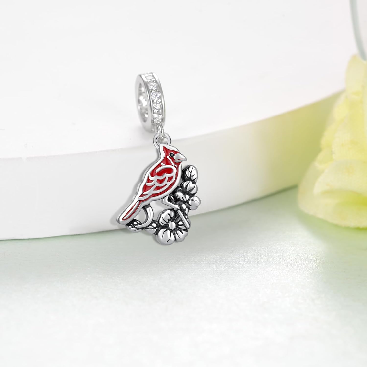 Cardinal Charm 925 Stelring Silver Cardinal Jewelry for Women - Image 2