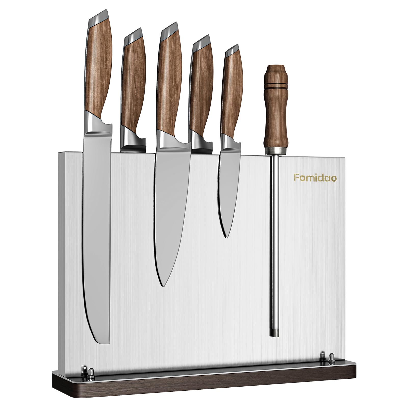 Magnetischer Messerstreifen-Halter, 2 Stück/61 cm, Silber, Modern, Magnet-Messerstreifen, Messerhalter