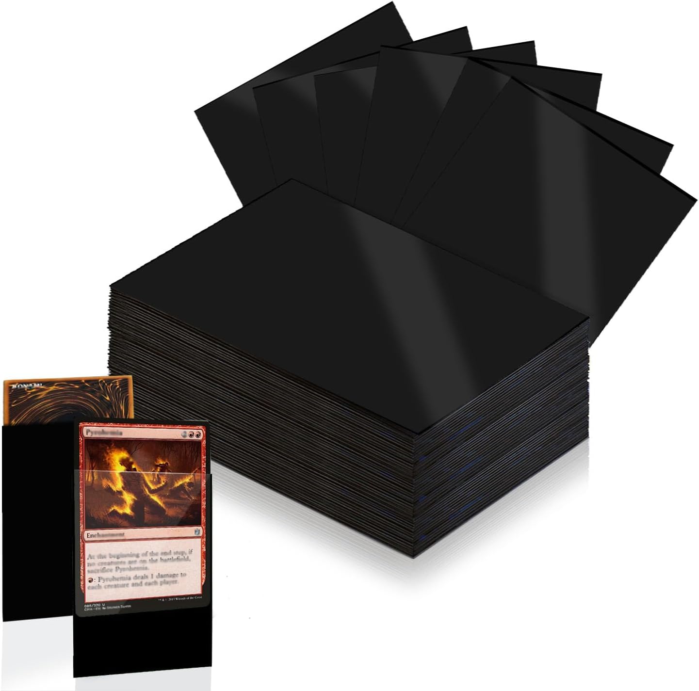 how to shuffle magic cards in sleeves MTG Card Sleeves(Fantasy) Art Card Deck Protector, Clear Front & Matte Back, Smooth : Toys & Games PERFECT Shuffling Every Time! Mash
