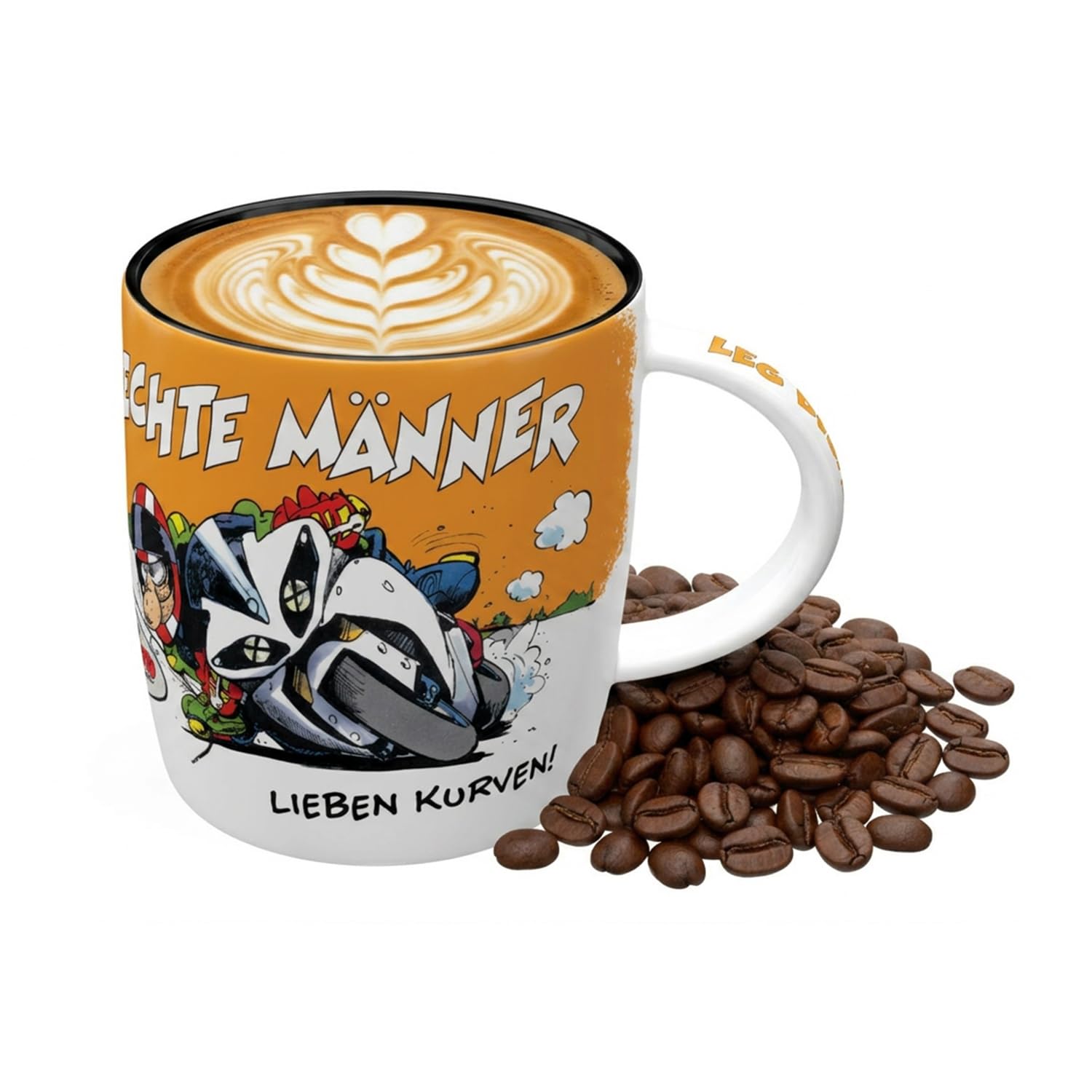 Nostalgic-Art Retro Kaffeebecher, 330 ml, MOTOmania – Echte Männer