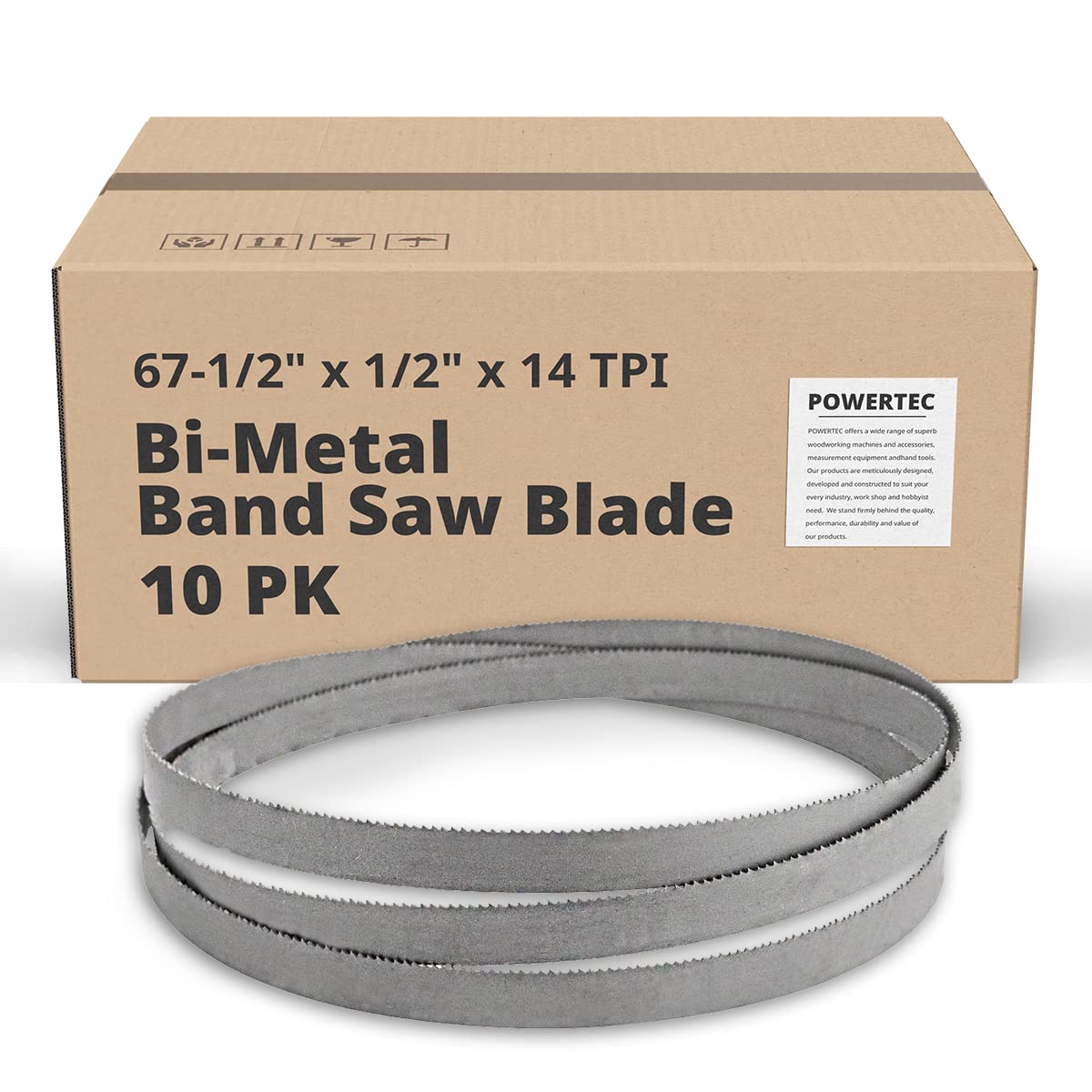 67-1/2 In. X 1/2 In. X 14 TPI Band Saw Blade - Foto 2