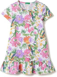 United Colors of Benetton Regular Fit Round Neck Printed Dress Price In India