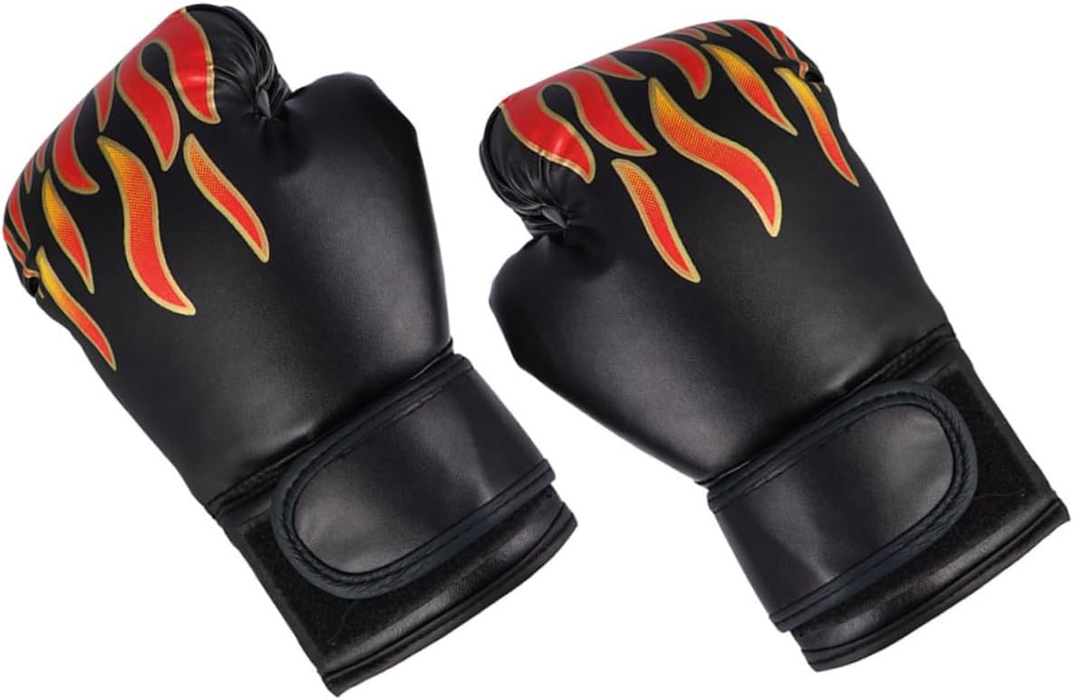 BESPORTBLE 1pair Adult Boxing Gloves for Kickboxing Stylish Thai Sparring Gear Shockproof Padding for Comfortable Training Mitts for Sparring and Impact Resistance