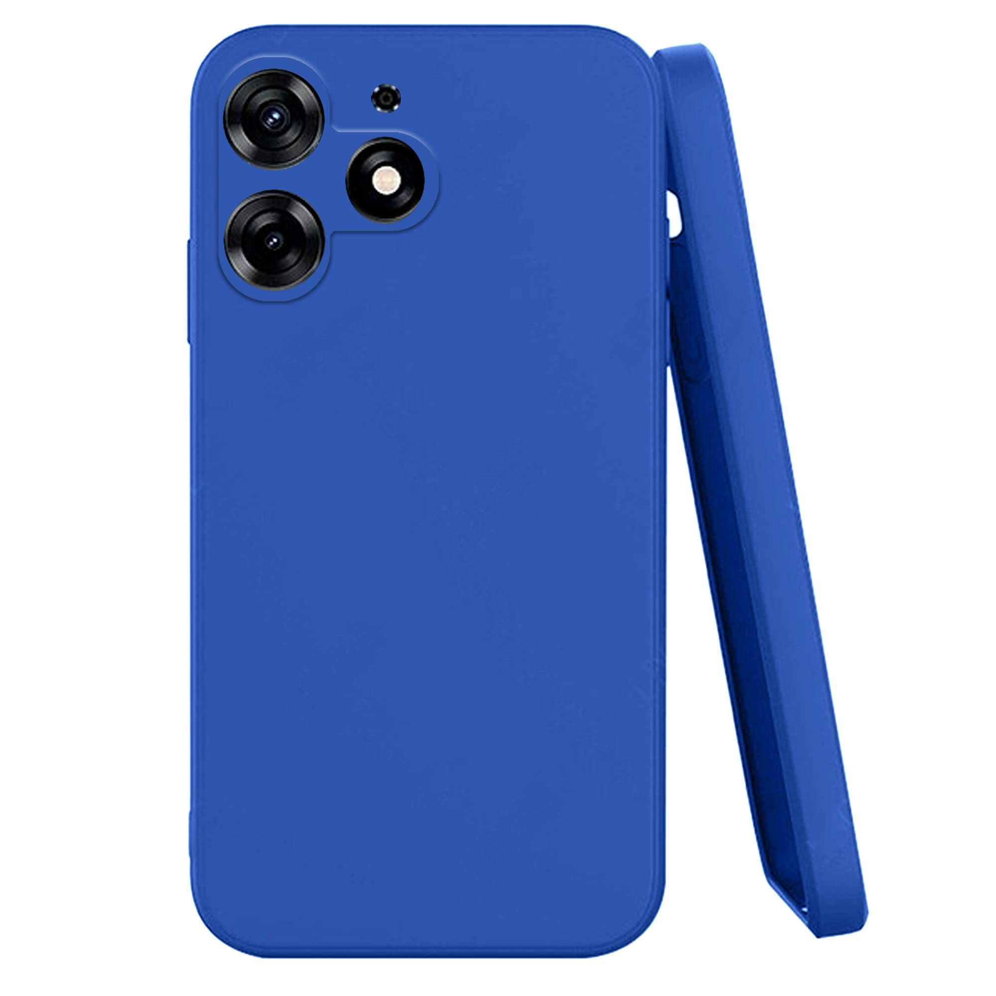 Knotyy Ultra Soft Rubberised Back Cover for Tecno Spark 10 Pro | Inner Velvet Fabric Lining | Matte Silicone Flexible |Raised Bumps for Camera & Screen Protection Back Case Cover - Blue (B0C1NZGWG5) Amazon Price History, Amazon Price Tracker