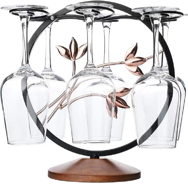 FIAMER Wine Rack Stand-alone Drying Rack Metal Drying Rack Wine Glass Rack Kitchen Bar Decoration Multi-function Display Rack Storage Rack table top Wine Glass Holder
