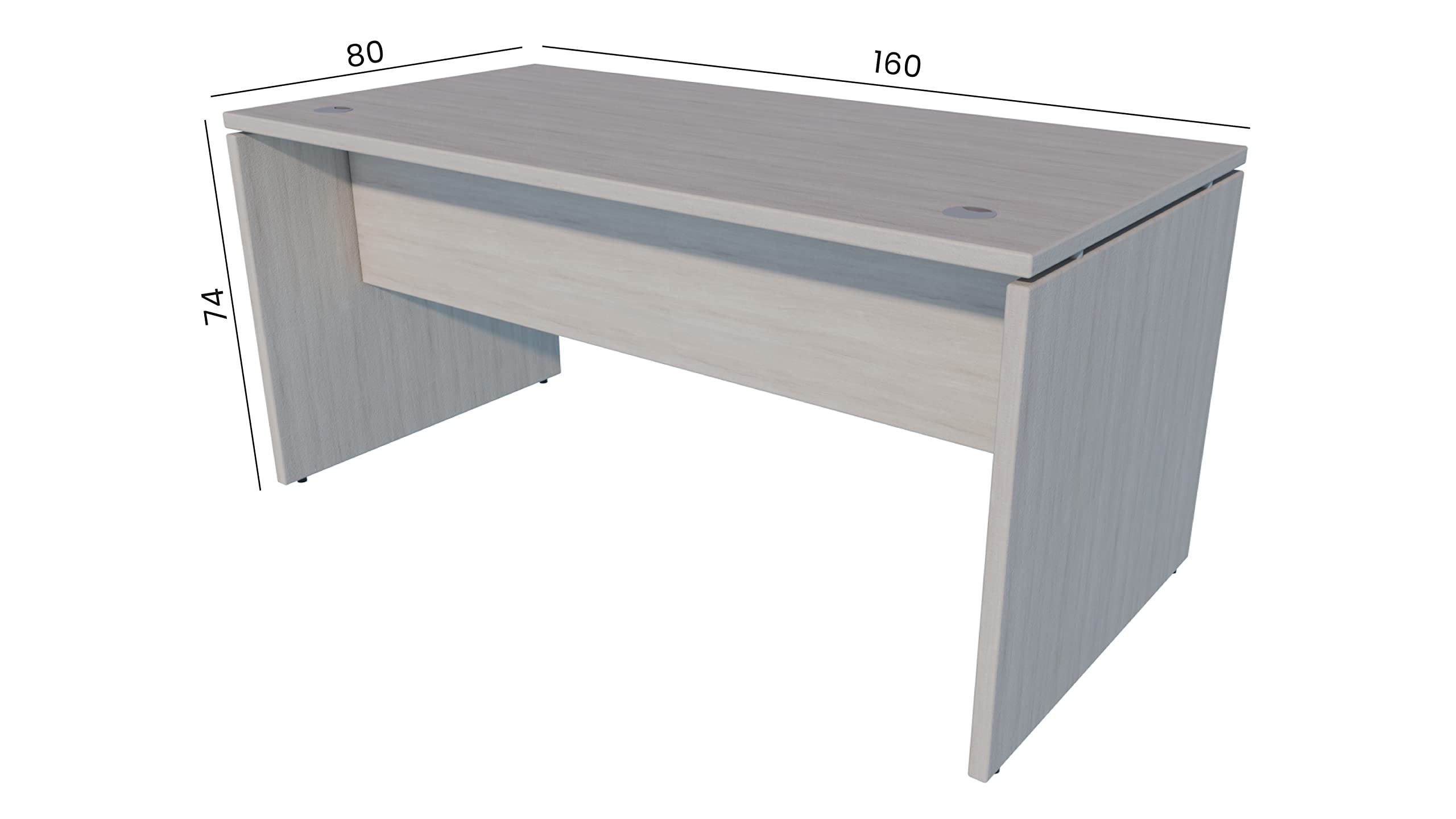 Mesa de Oficina. Euro 2000. 160x80 cm Color Roble