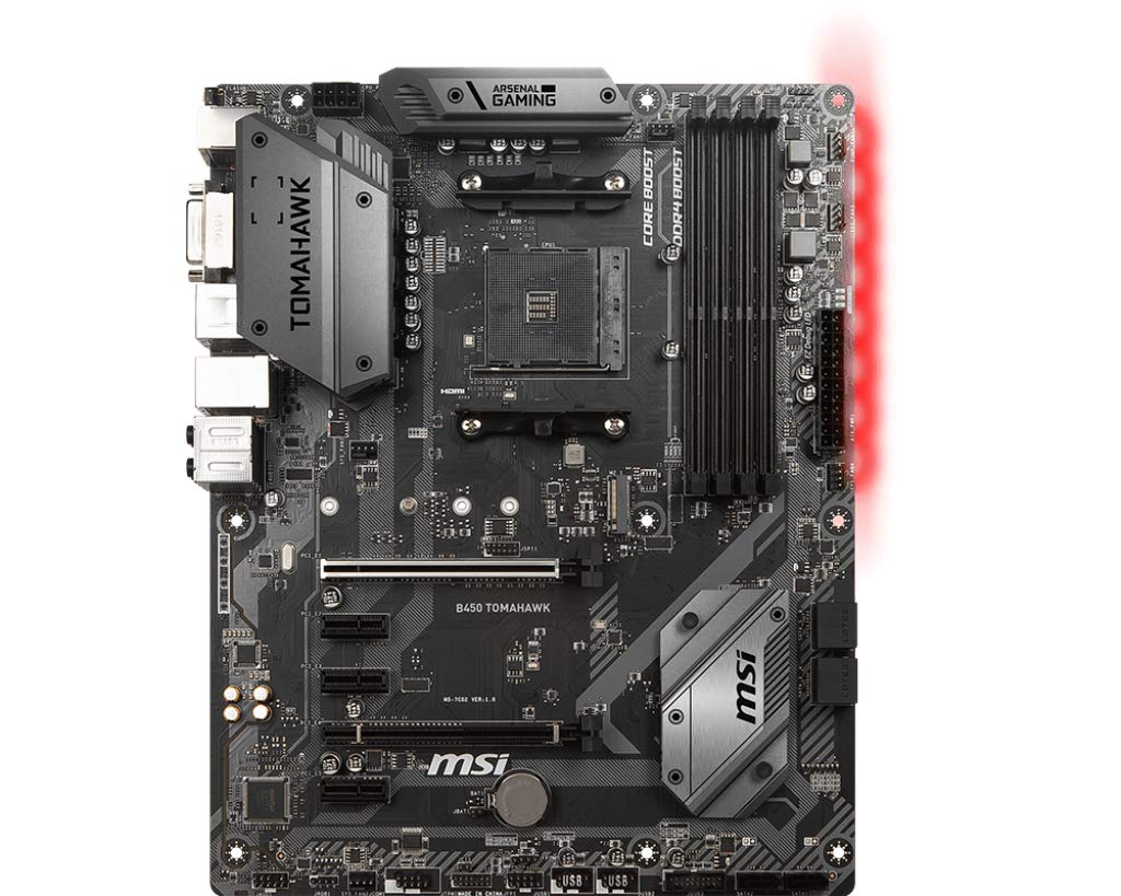 MSI Tomahawk AMD B450 AM4 ATX DDR4-SDRAM Motherboard