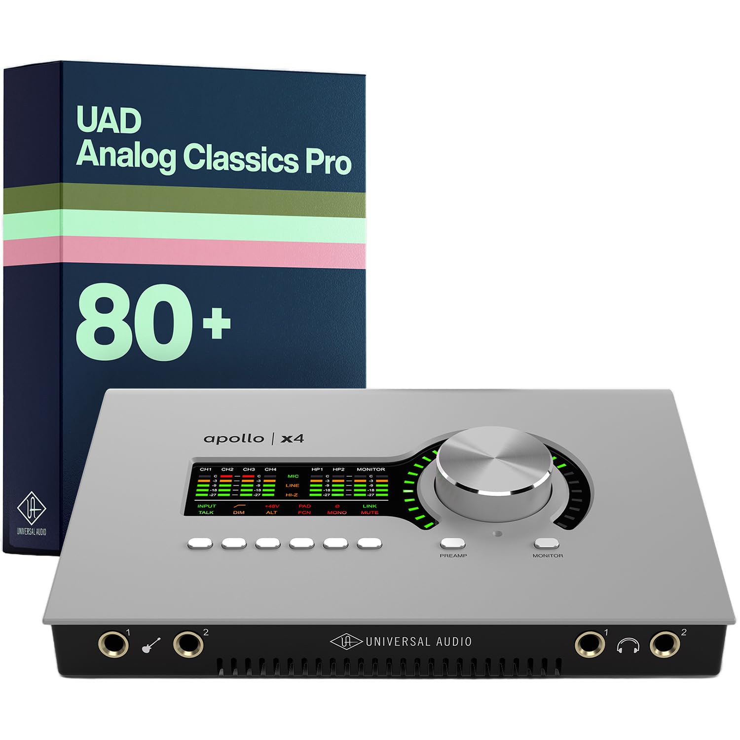 Amazon.com: Universal Audio Apollo x4 Gen 2 with UAD Analog