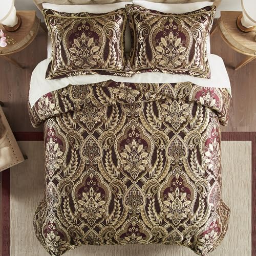 Croscill Julius Luxe Chenille Jacquard Damask Comforter Set - Image 5