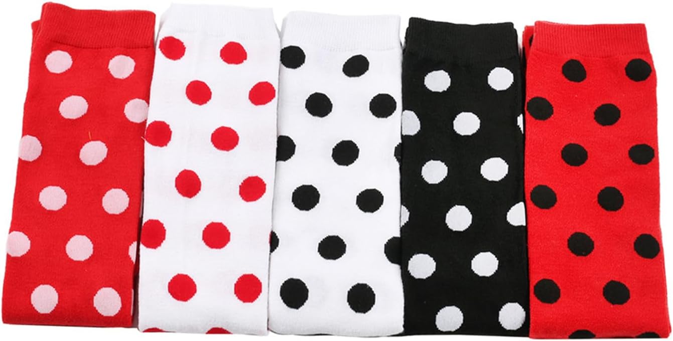 Womens Thigh High Socks Dot Stockings Fashion Colored Long Over Knee High Long Socks for Christmas - Image 5