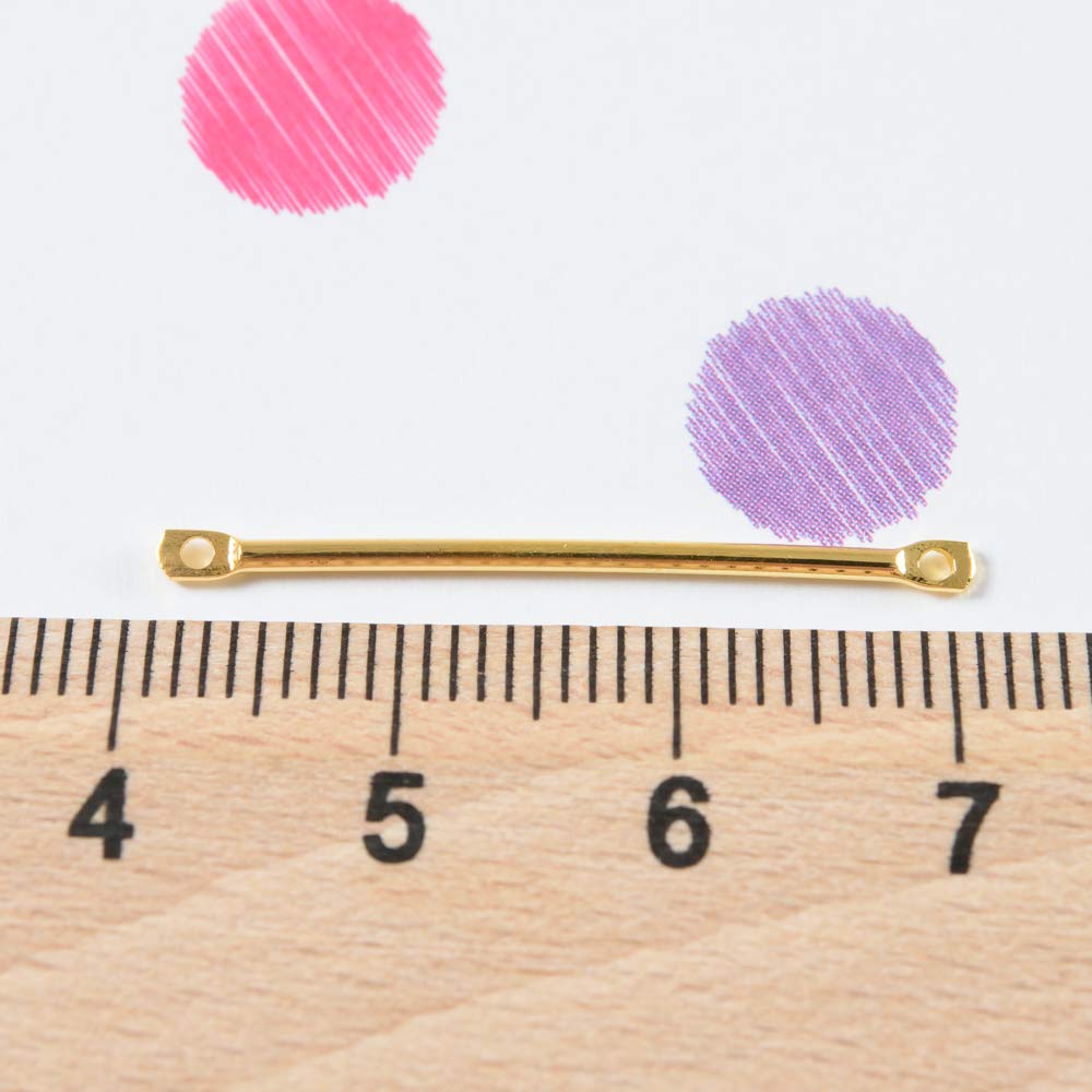 Amazon | コネクターバー ゴールド 30mm 10個 コネクター つなぎ