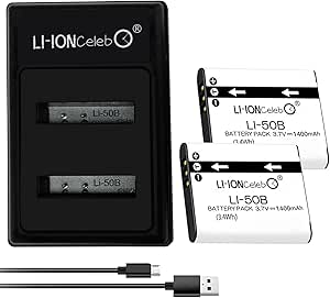 Li-50b Wiederauf Ladbare Li-ion-batterie Für Ausgewählte Olympus-kameras - Buy A