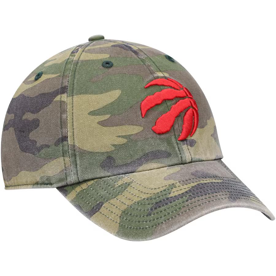 Casquette camouflage Raptors Toronto coupe décontractée ajustable coton '47