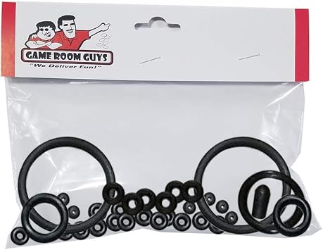 Game Room Guys Pro Black Rubber Ring Kit Compatible with Deadpool by Stern Pinball Machine