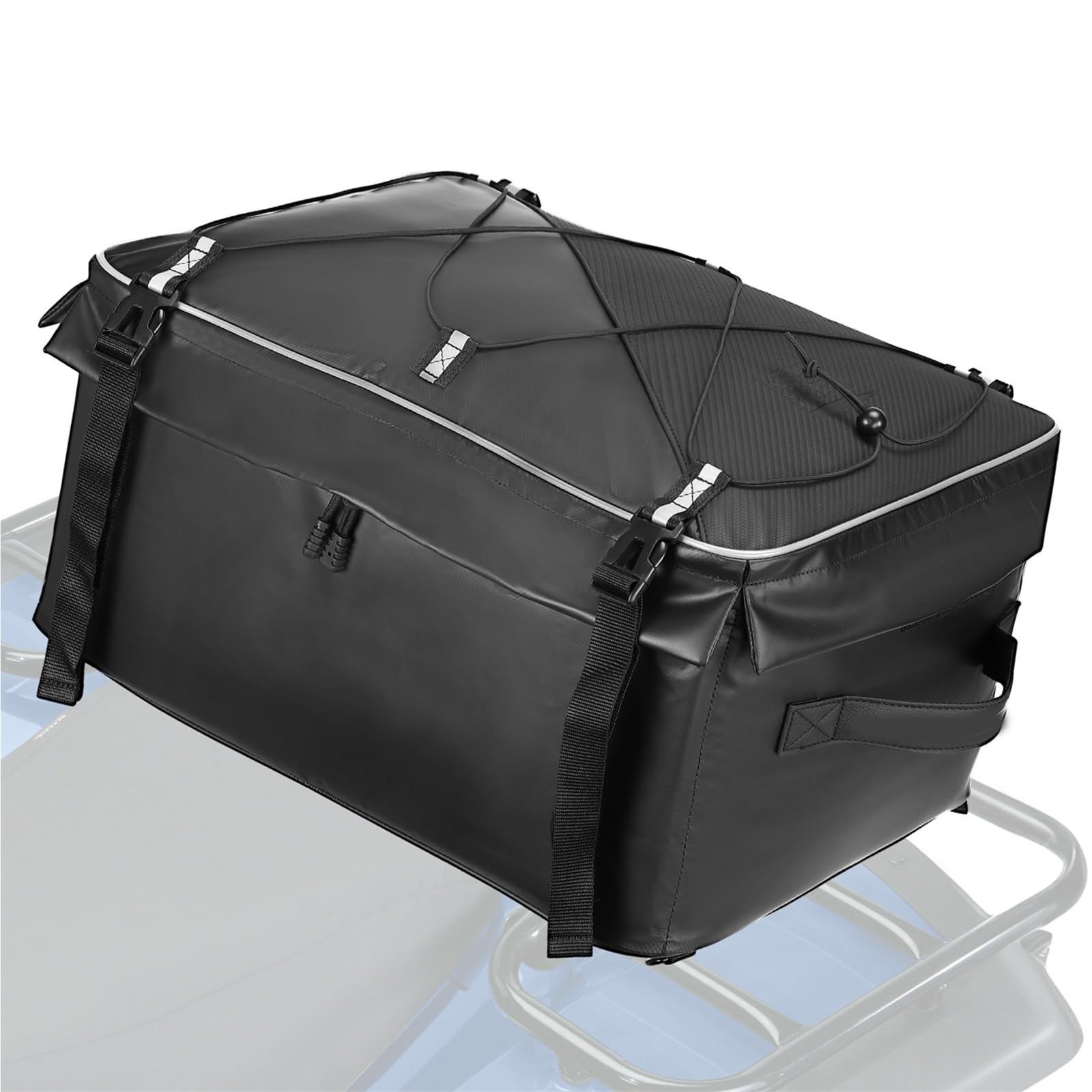 Housse De Protection Étanche 900D pour VTT pour Sportsman / 850 Touring (2013) Et 450, Sac Rangement pour Porte-Bagages Avant Arrière