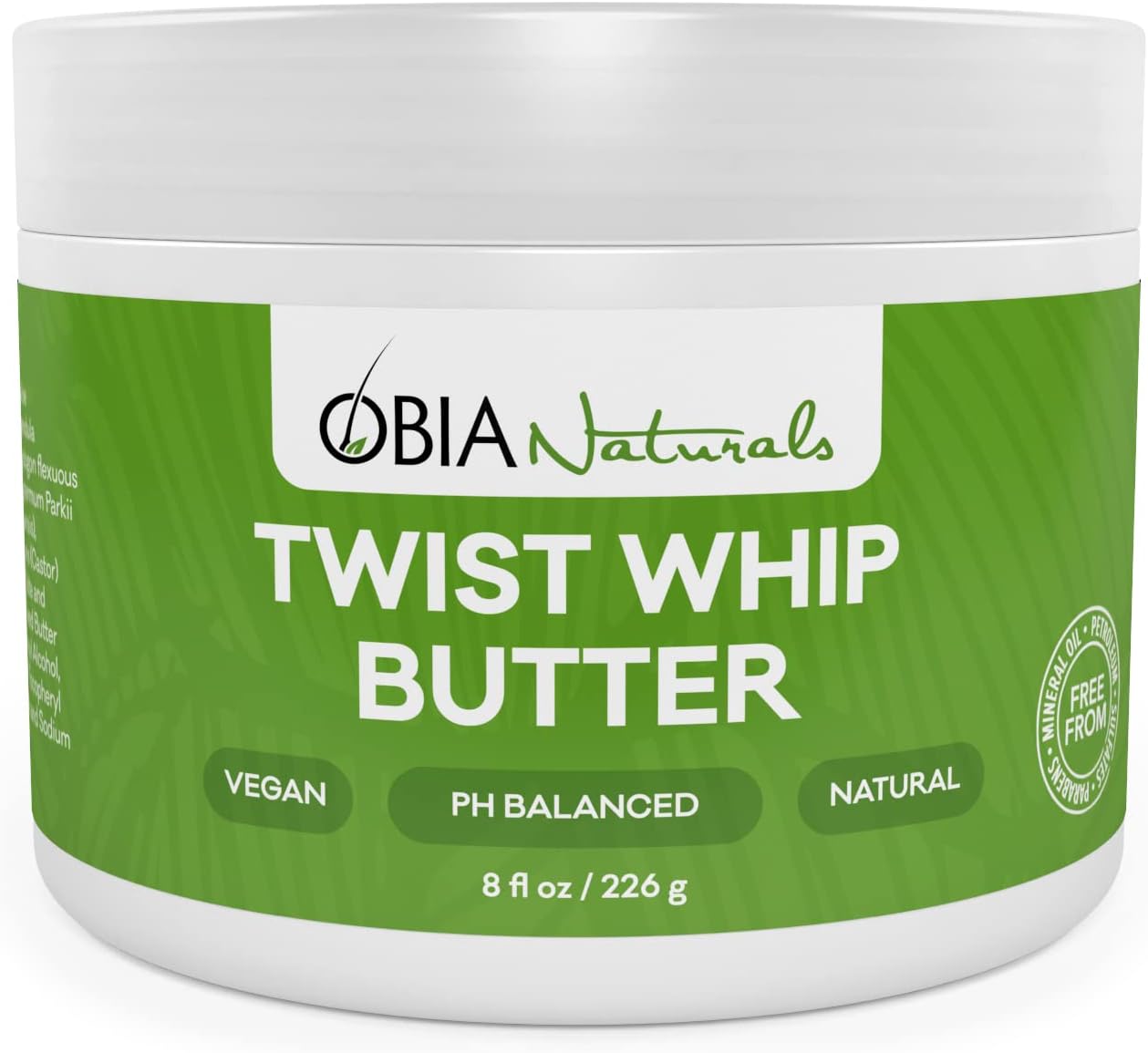 OBIA NaturalsTwist Whip Butter Hair Moisturizer, Leave-In Conditioning Styler, 8oz
