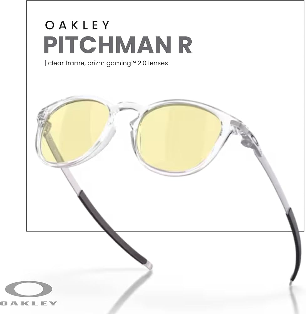Amazon.com: OAKLEY Pitchman R OO9439 943916 50MM Clear/Prizm