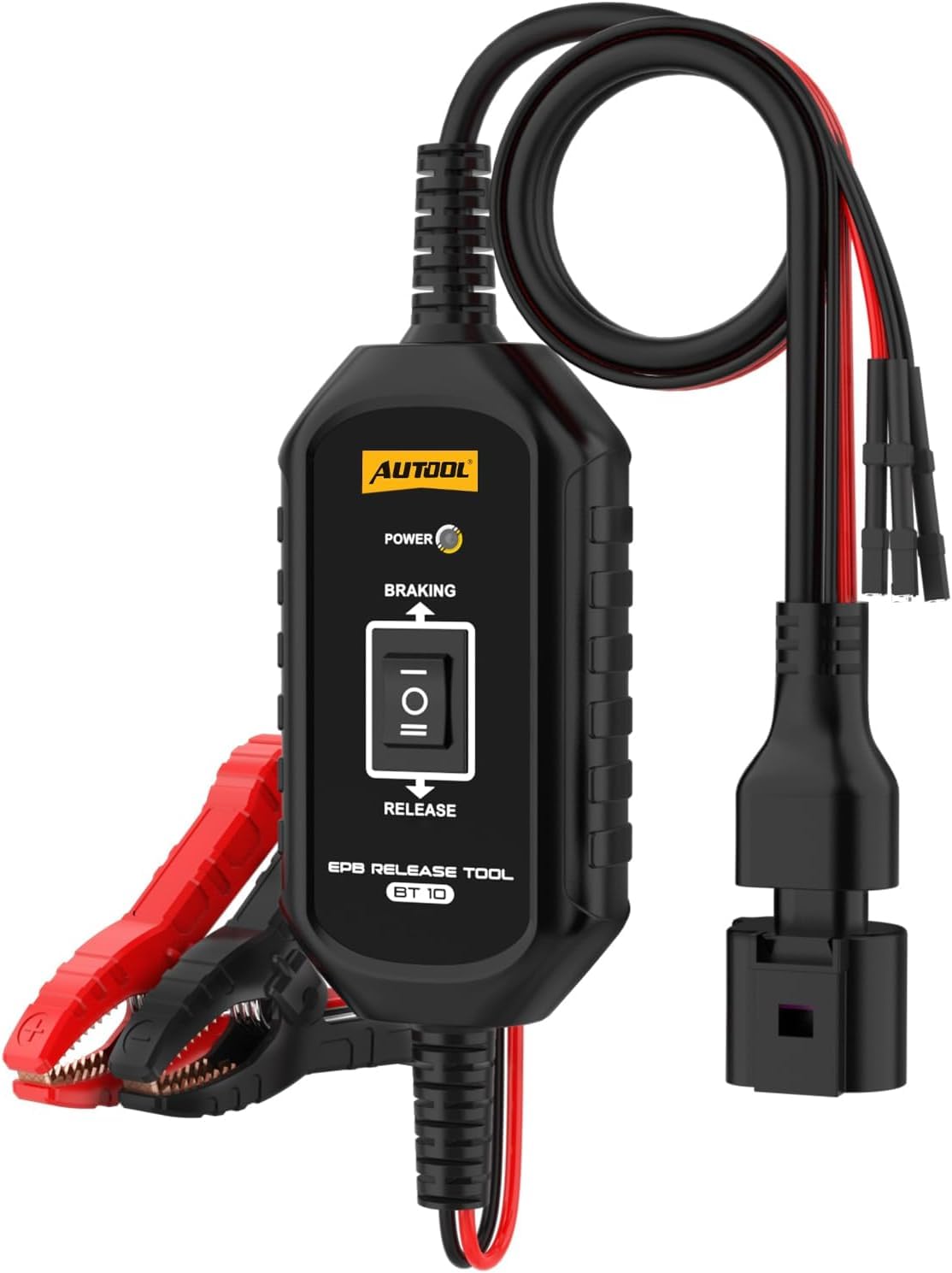 AUTOOL BT10 EPB - Strumento di sblocco di emergenza freno e retromarcia a due canali, per allentare e ripristinare il freno di stazionamento elettronico per auto