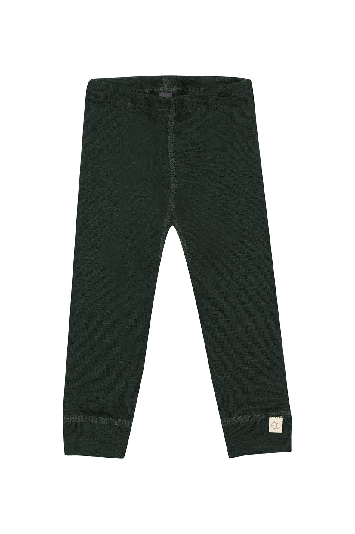Dilling Pine Green Baby Natural Merino Wool Leggings, 92