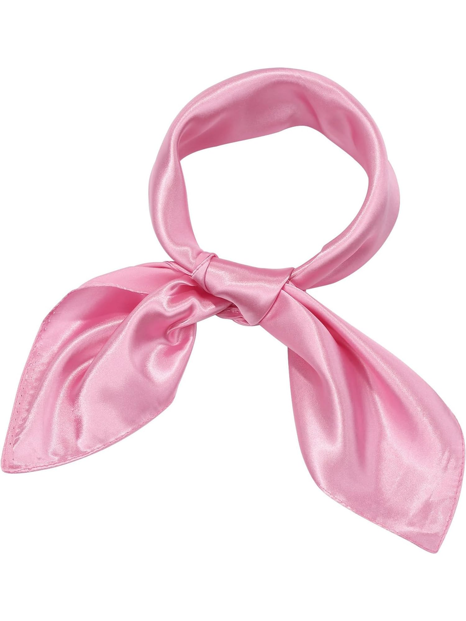 SATINIOR Chiffon Scarf Women Square Handkerchief Lightweight Satin Ribbon Scarf Retro Neck Scarf