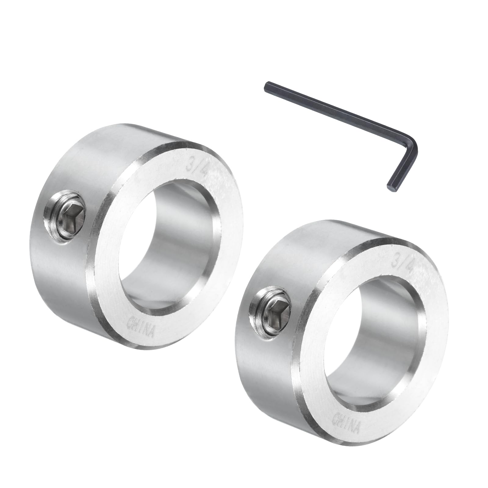 uxcell 2 Pcs Set Screw Shaft Collar 3/4