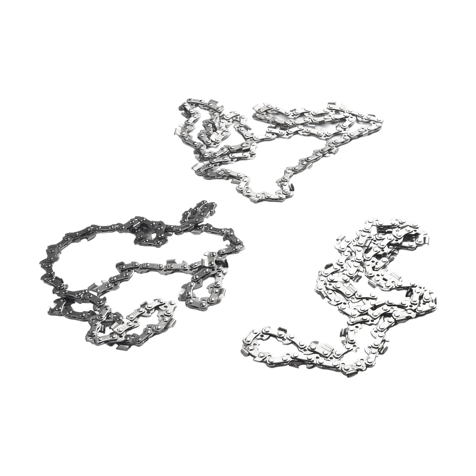 Cadena motosierra 3 piezas 14 pulgadas 35 cm, acero, paso 3/8, 52 eslabones