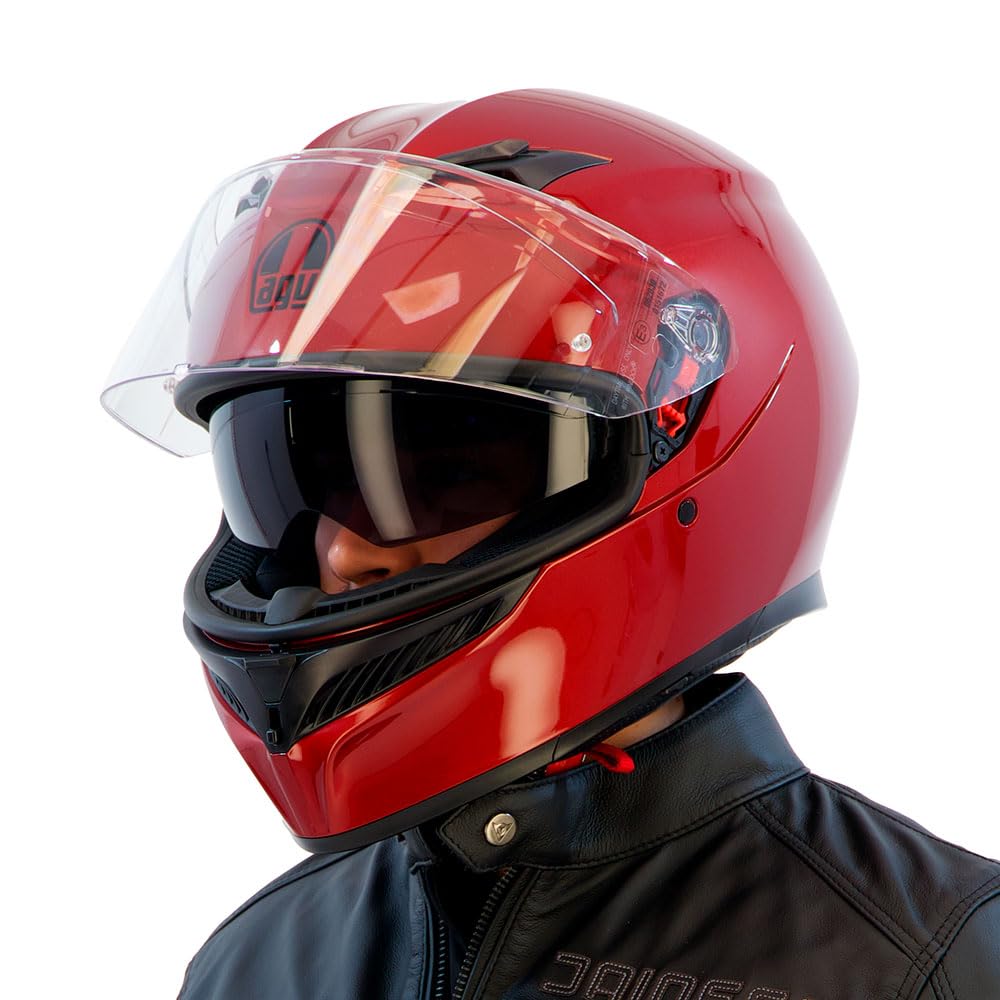 AGV K3 Mono Casque, Rot, L (59/60)
