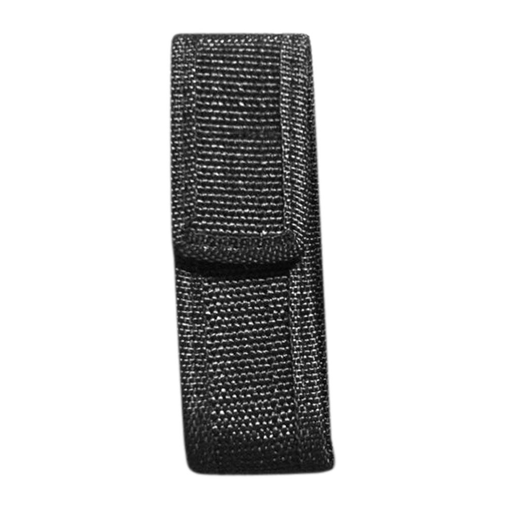 Étui Ceinture Nylon Pour Lampe Torche LED - Support Adhésif 12 Cm - Compatible Lampes Jusqu'à 10 Cm (Type 18650)