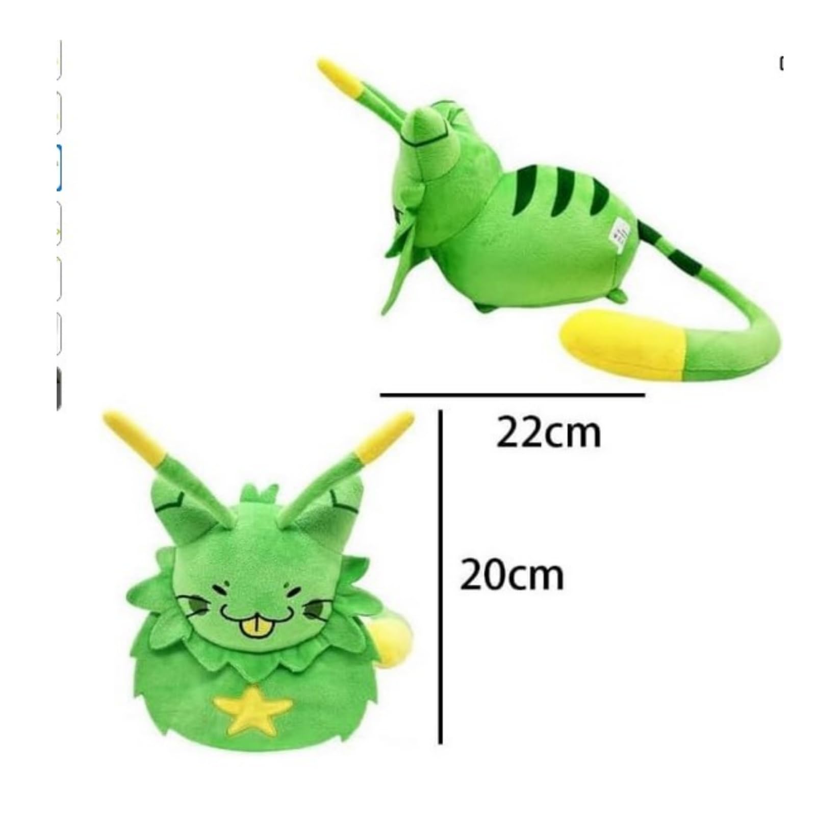Gnarpy Plush, Regretavator Gnarpy Alien Cat Plush Toys Give Fans and Friends Beautifully Plushie Doll Gifts (Green) - Image 3