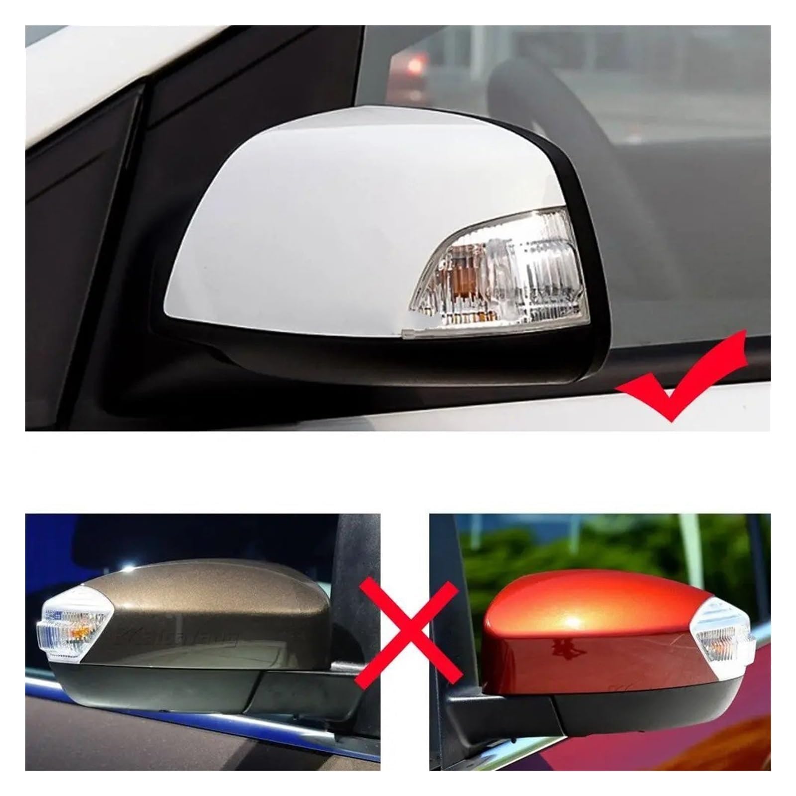 Auto Rückspiegel Blinker,für Focus 2 MK2 C-MAX 2004 2005 2006 2007 2008,Auto Blinker Licht Seite Spiegel Blinker Links Rechts Zubehör