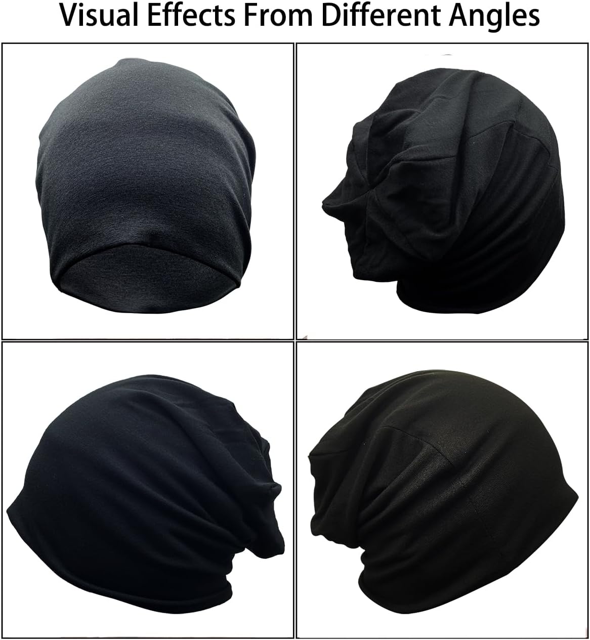 JarseHera Slouchy Beanie for Men Women Baggy Headwear Chemo Caps Cancer Hats - Image 2