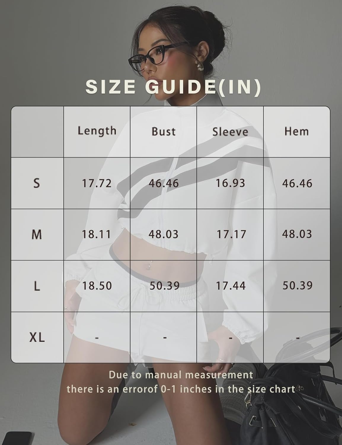 Women's Cropped Athletic Jacket Zip Up Lightweight Sun Protection Hiking Tops Long Sleeve Workout Jacket - Image 7